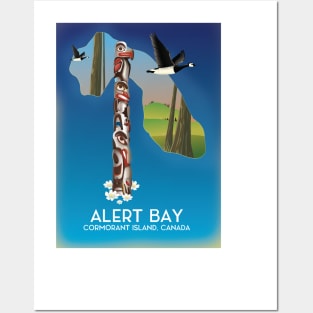 Alert Bay Cormorant Island, Canada Posters and Art